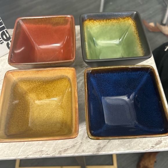 NIB The Cellar 4 piece Assorted Rice Bowl Set - Picture 4 of 8